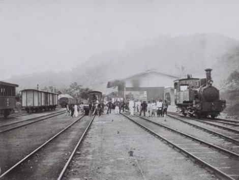 Stasiun Padangpanjang tahun 1880-1900