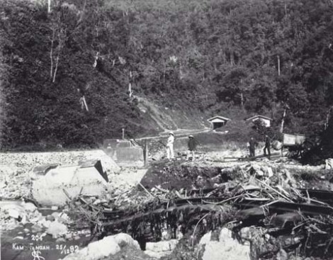 Kerusakan Lembah Anai karena longsor dan banjir tahun 1900-1940